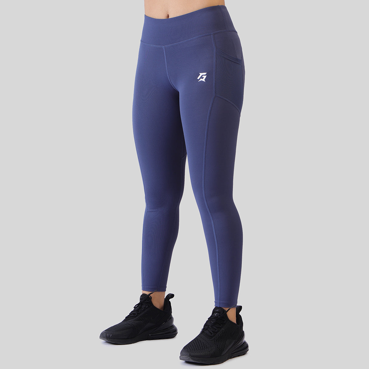 Lithe Mesh Leggings (Blue)