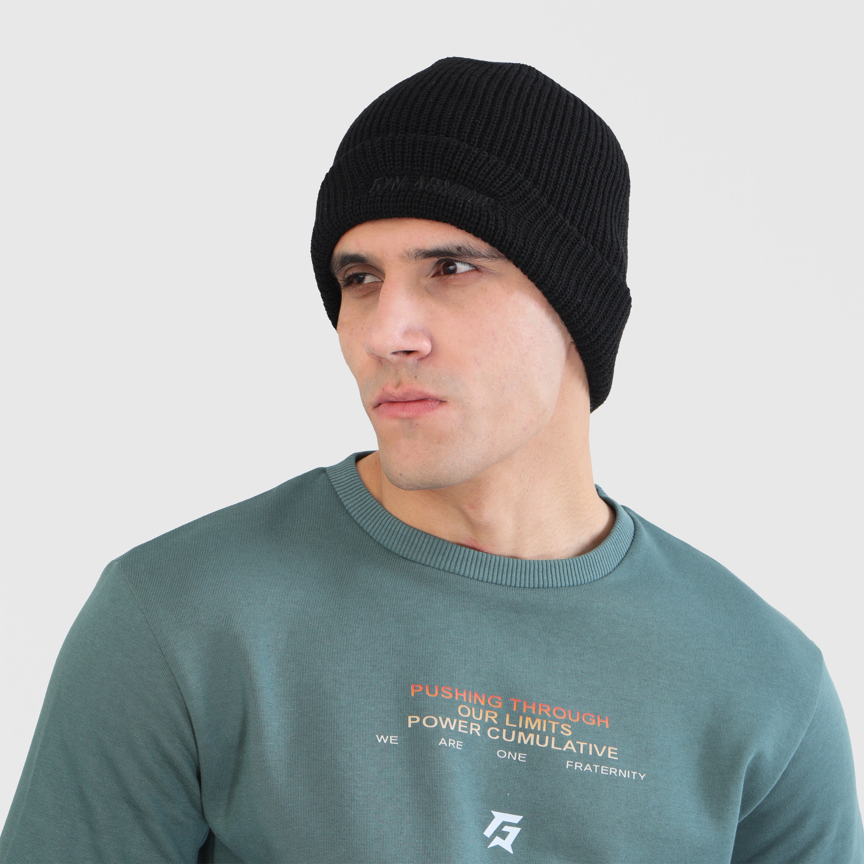 Fold-Up Beanie (Black)