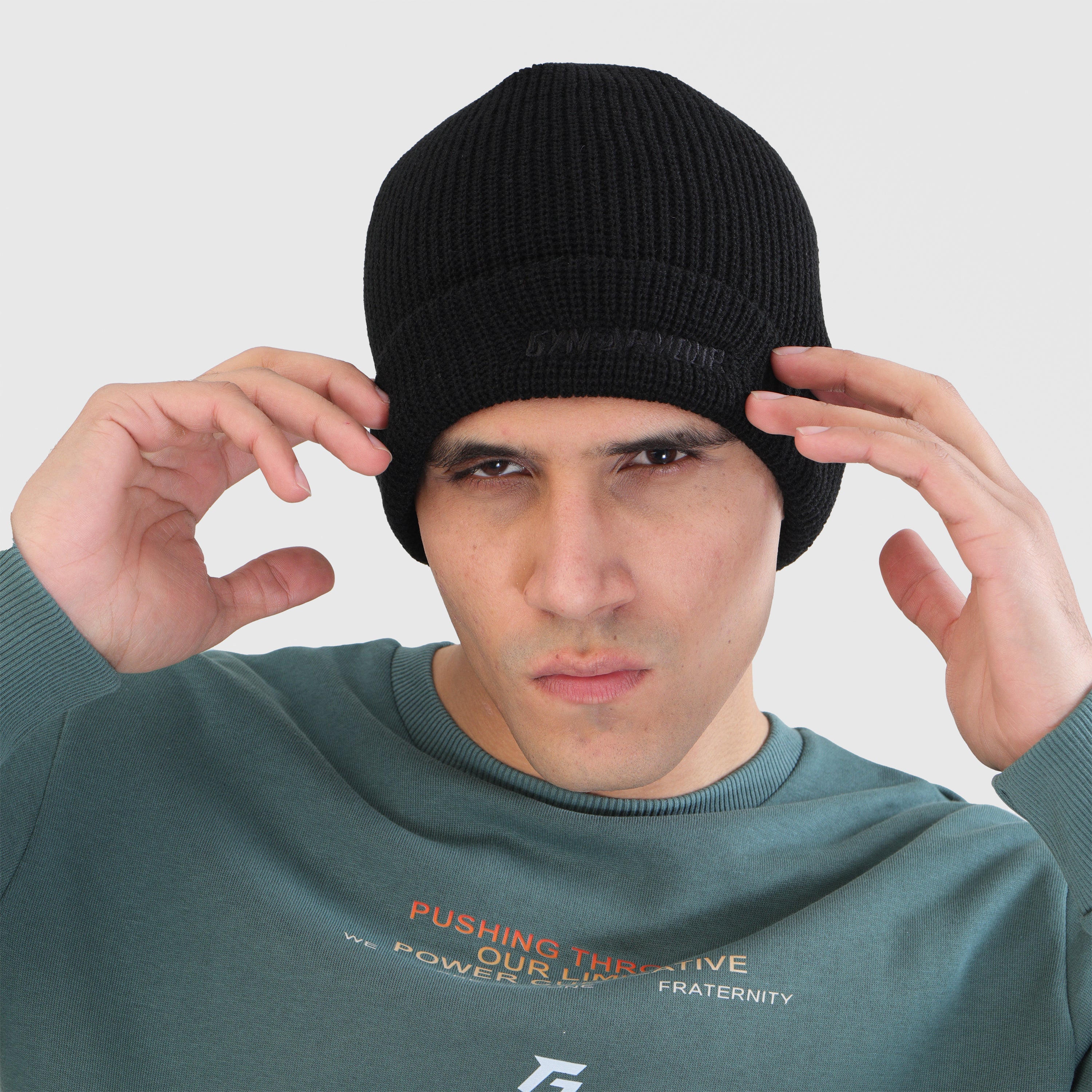 Fold-Up Beanie (Black)