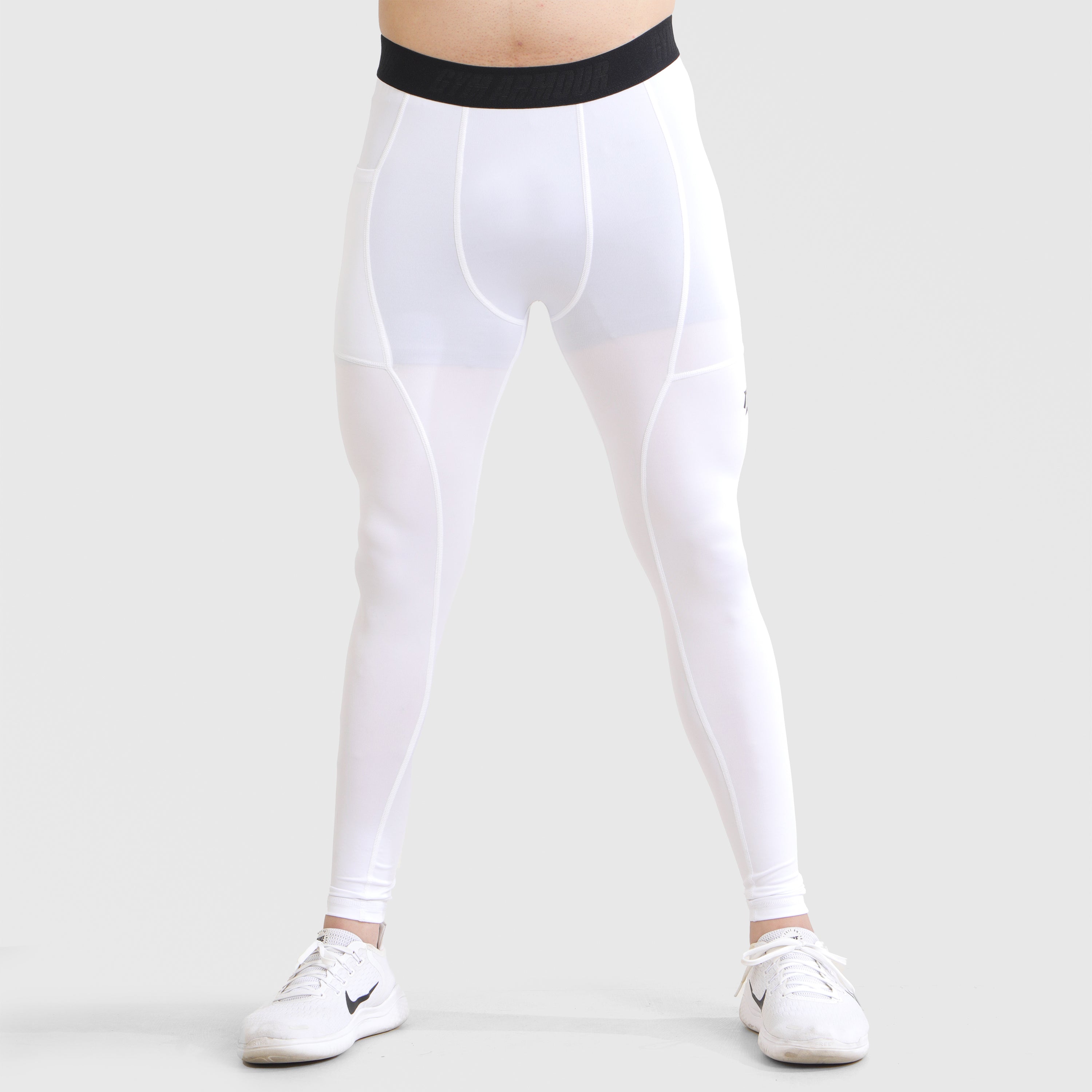 Armour Compression Pants (White)