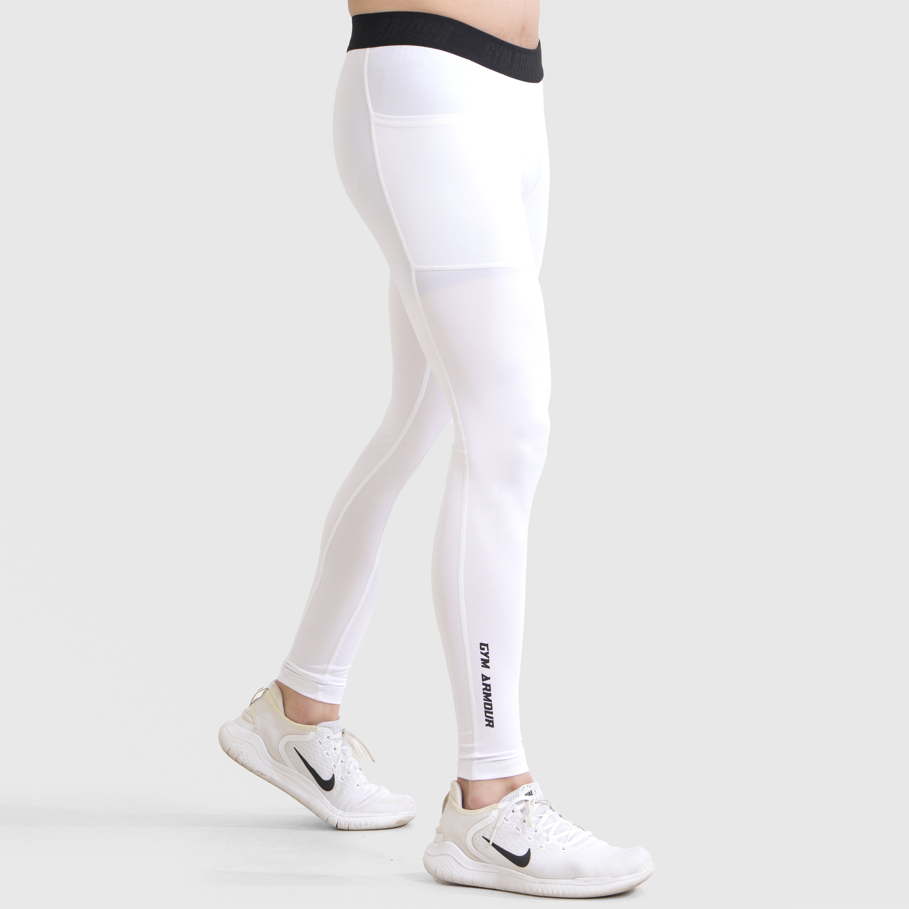 Armour Compression Pants (White)