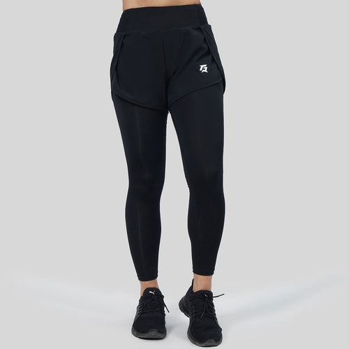 Compression Leggings Shorts (Black)