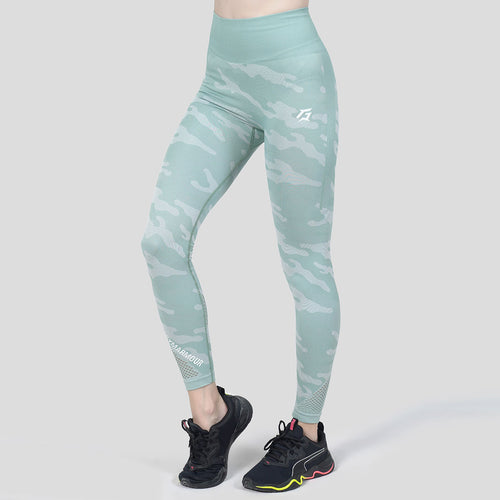 G2 Camo Seamless Leggings (Green Shade)