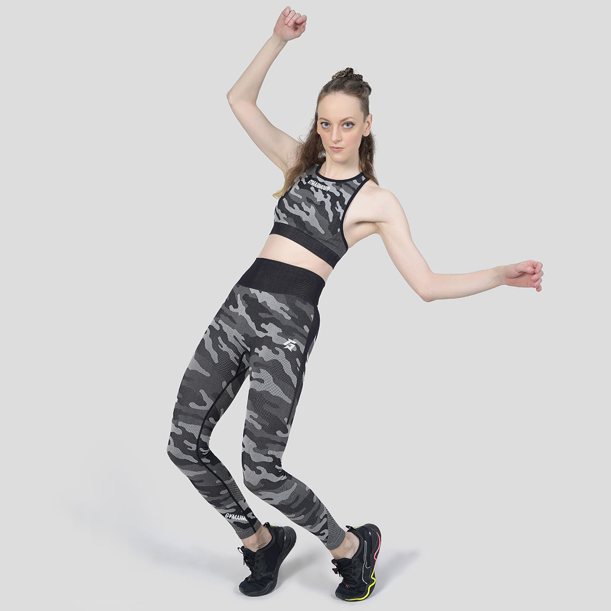 G2 Camo Seamless Leggings (Black Shade)