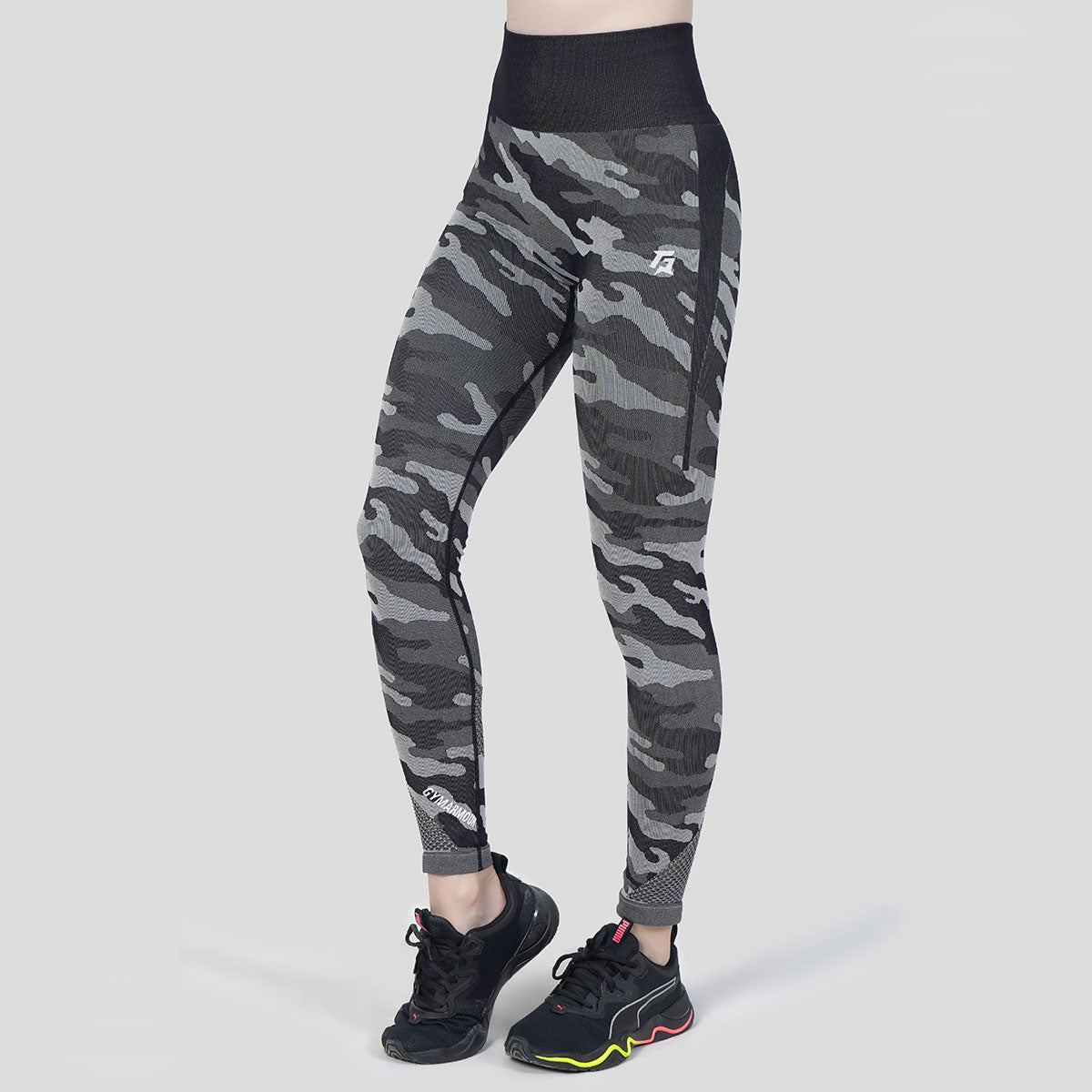 G2 Camo Seamless Leggings (Black Shade)