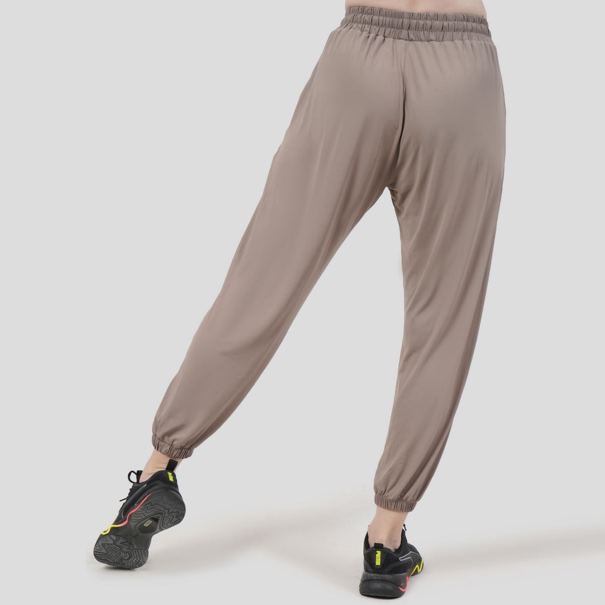 Baggy Joggers (Brown-White)