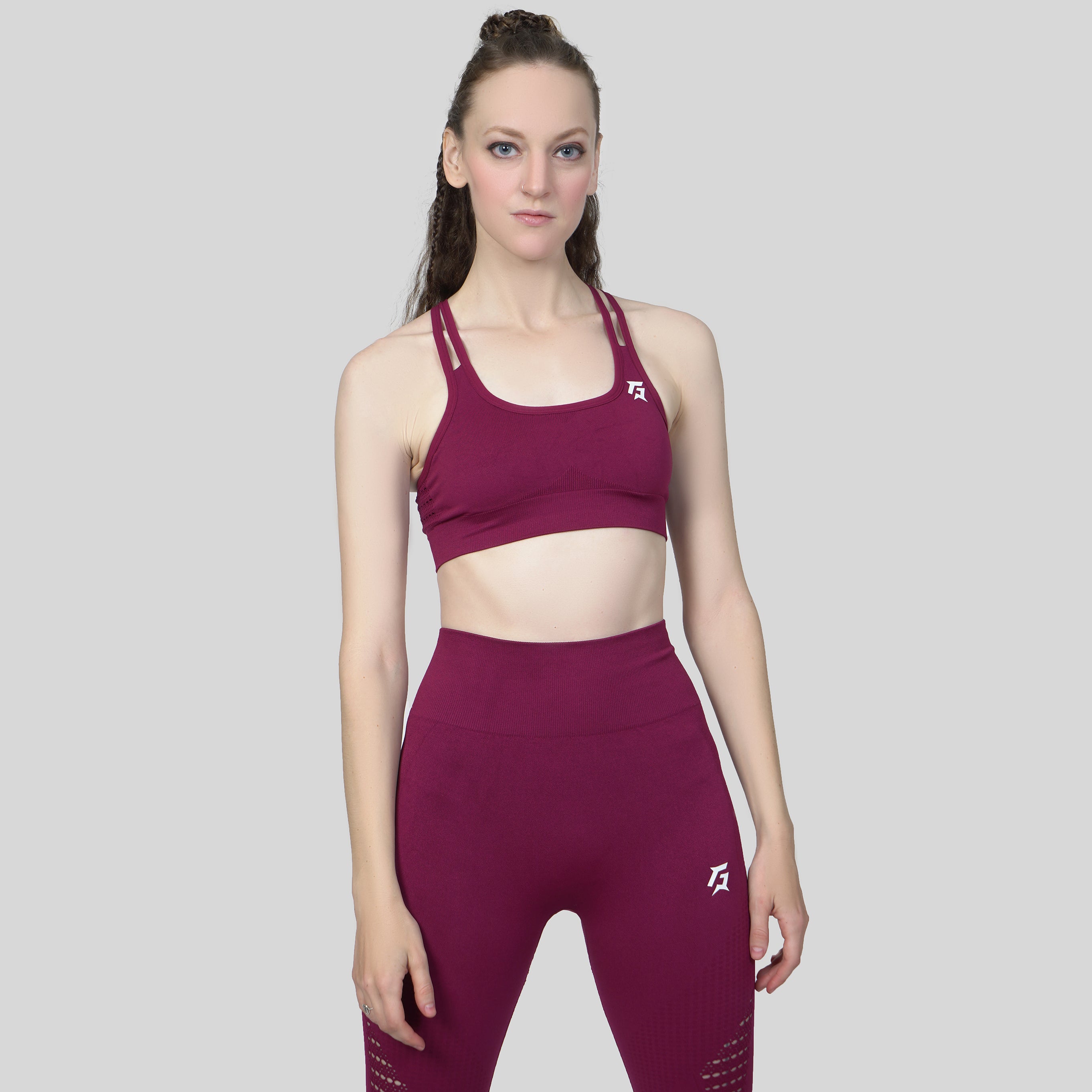 G1 Warrior Sports Bra (Maroon)