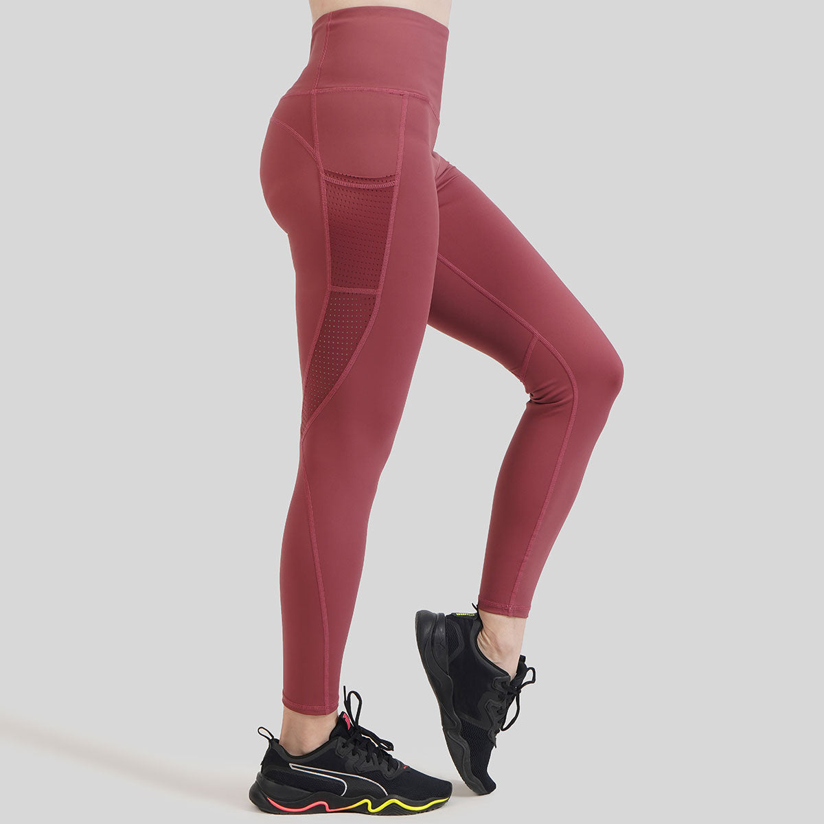 Women's Mesh Hole Yoga Pants, Plus Size High Waist Workout Running Fitness  Pants,XL price in UAE | Amazon UAE | kanbkam