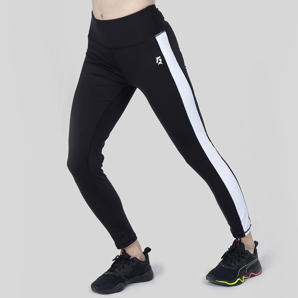 GA Variegated Leggings (Black-White)