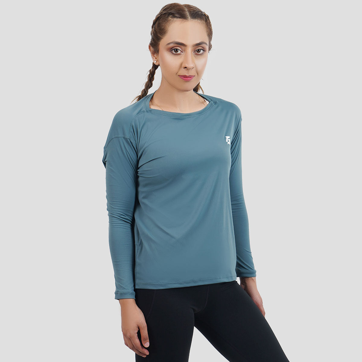 Relaxfit Long Sleeves Tee (Blue)