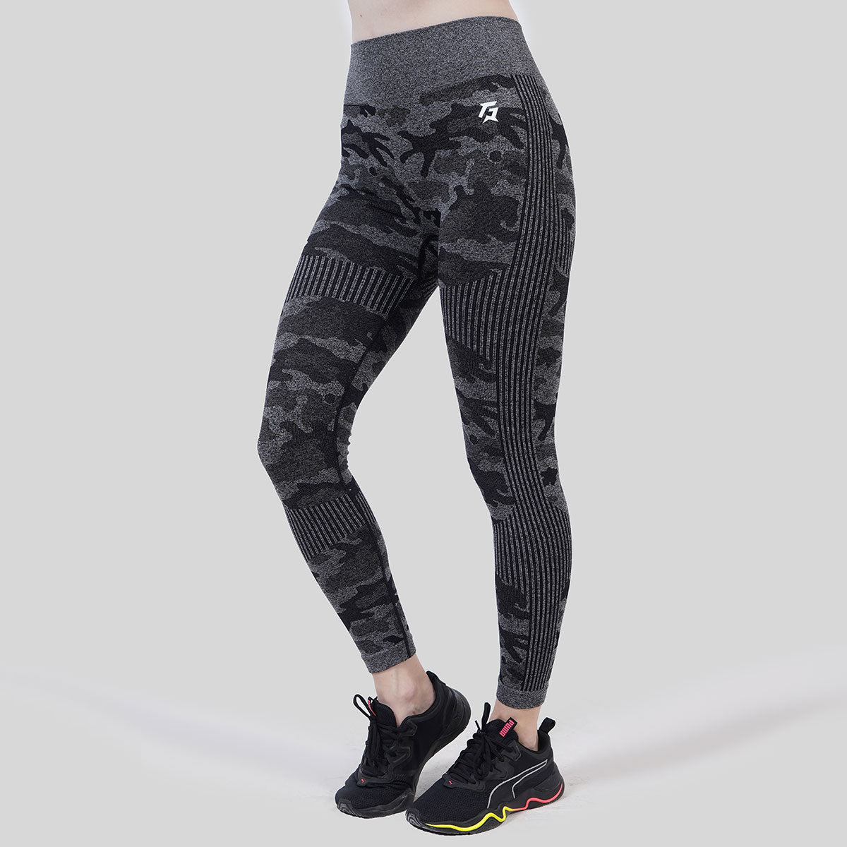 Camo Seamless Leggings (Black)