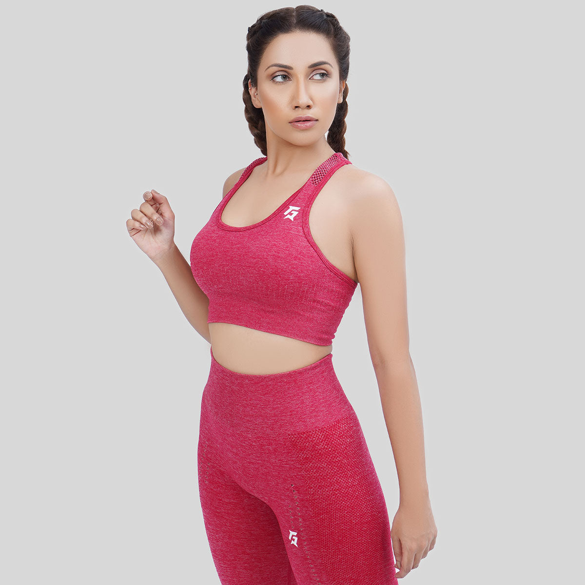 Excel Seamless Sports Bra (Red)