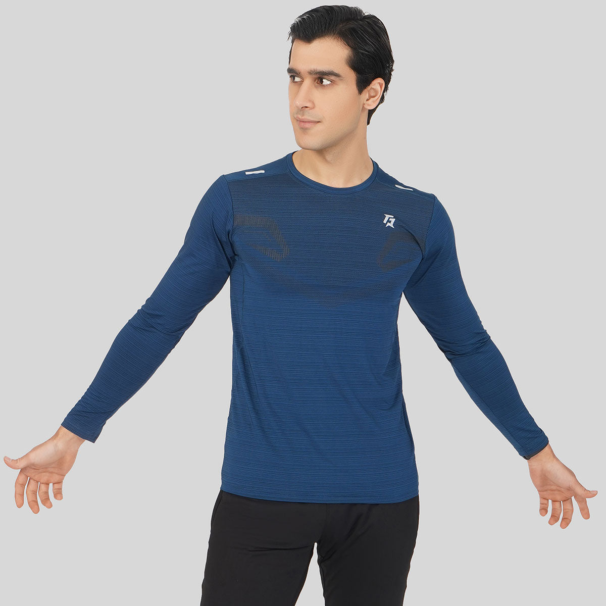 Vertex LongSleeves Tee (Blue)