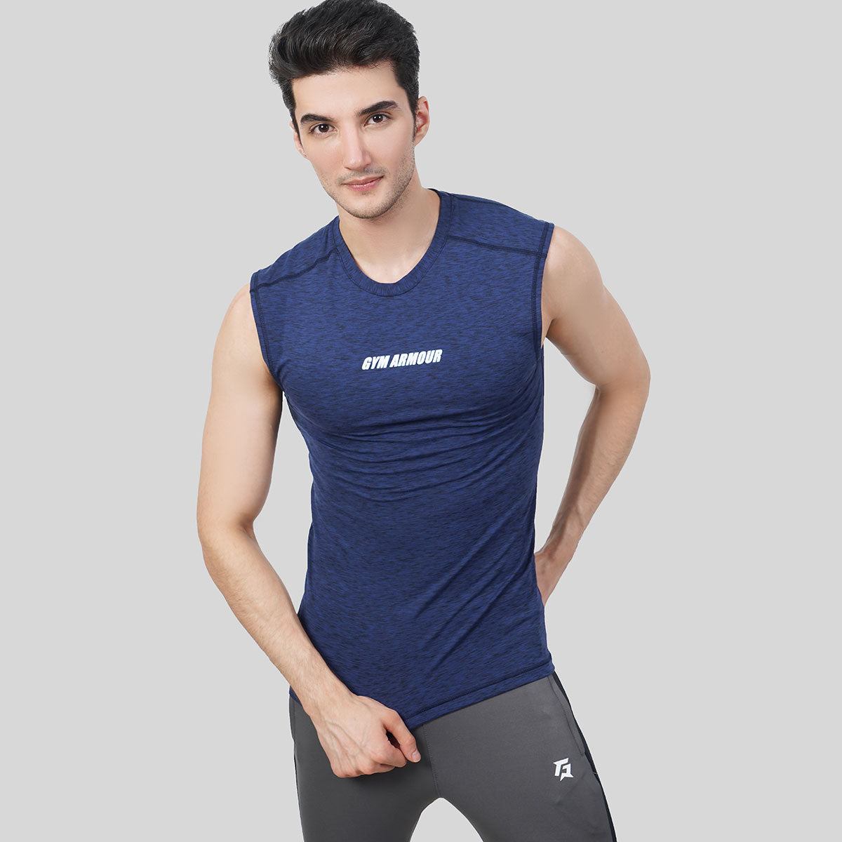 Iconic Compression Shirt (Blue)