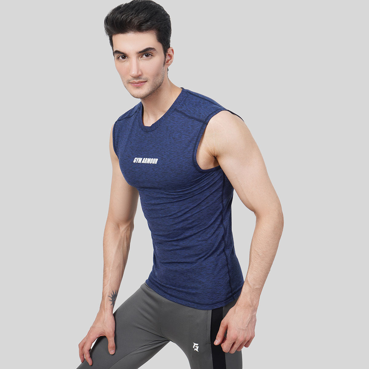 Iconic Compression Shirt (Blue)