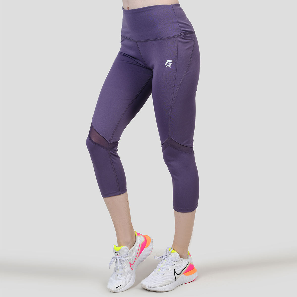 Energy 3/4 Leggings (Purple)