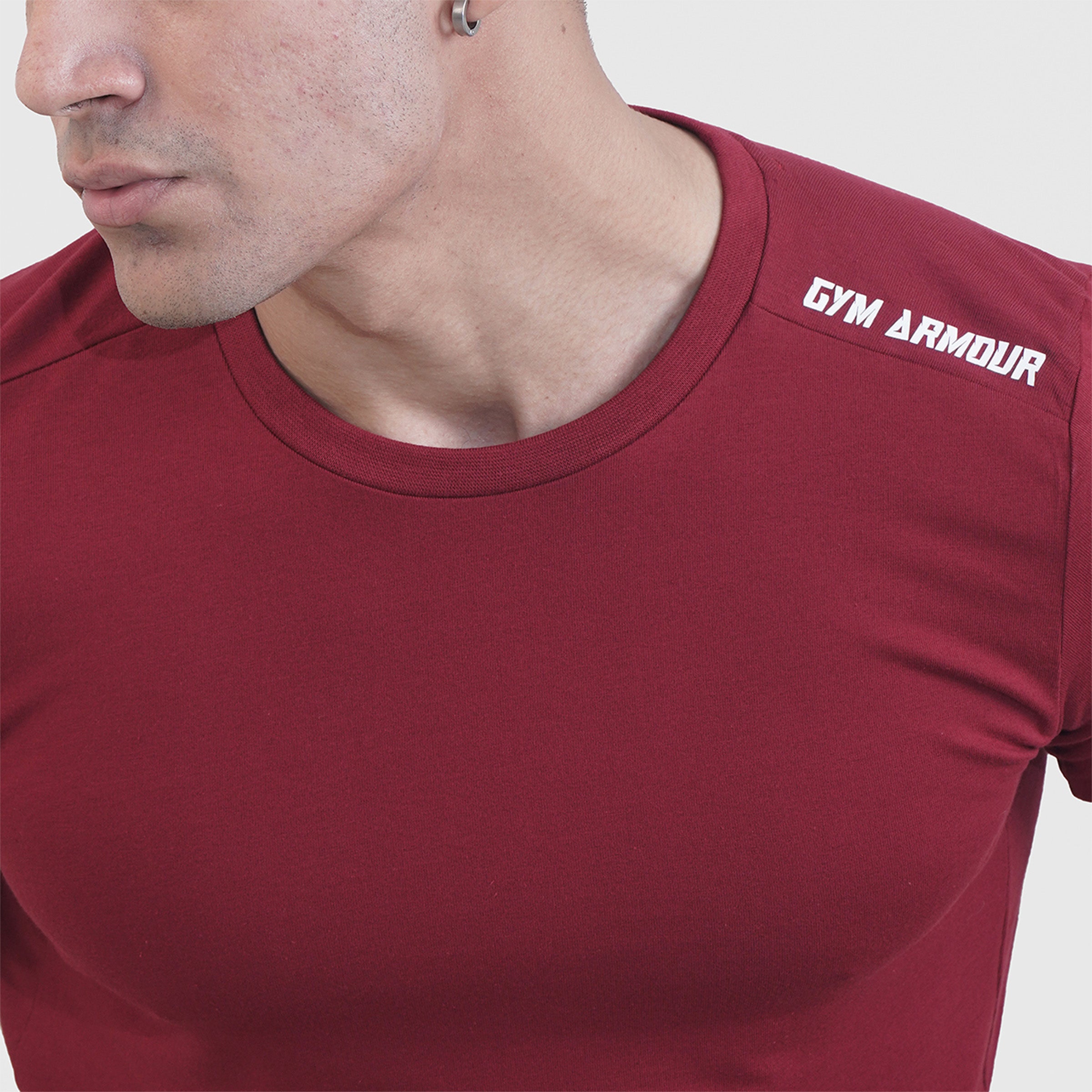 Flex Fit Tee (Maroon)