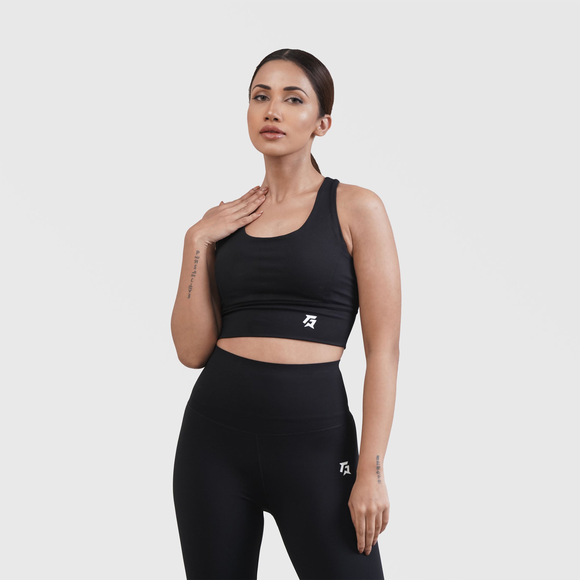 Empowered Sports Bra (Black)