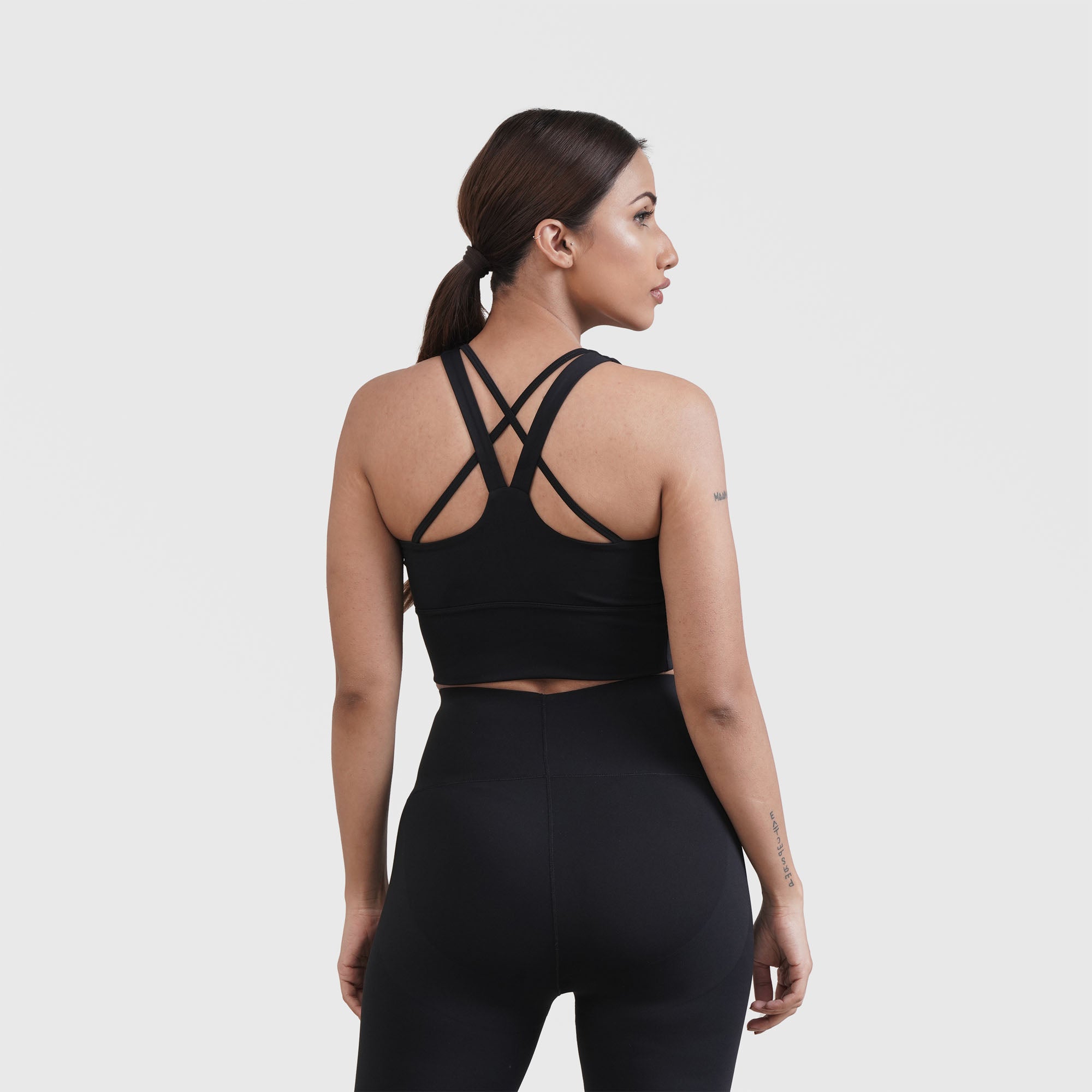 Empowered Sports Bra (Black)