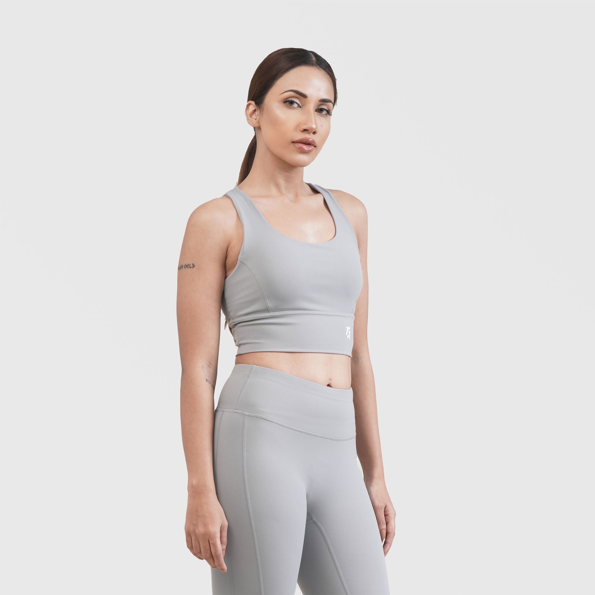 Empowered Sports Bra (Grey)