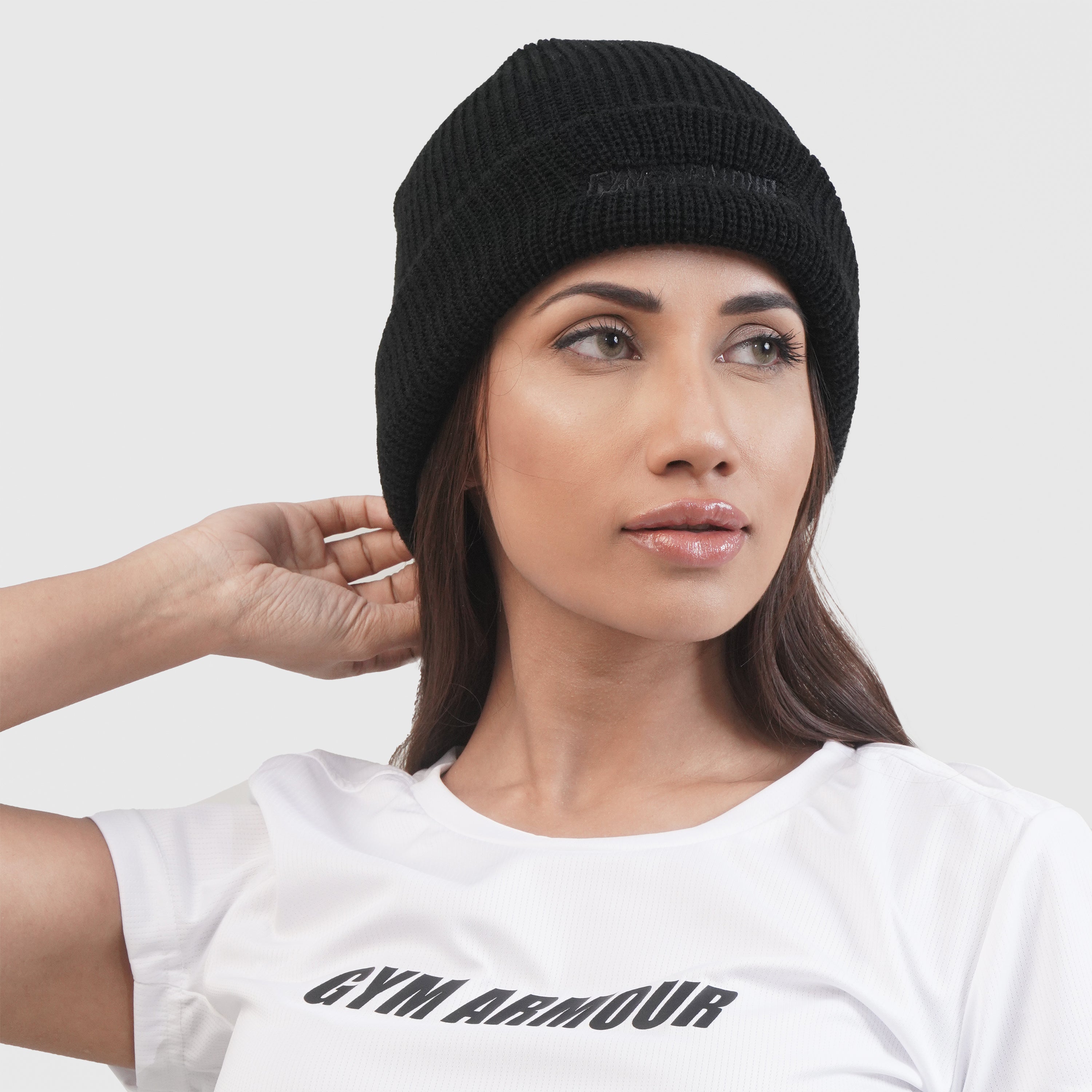 Fold-Up Beanie (Black)